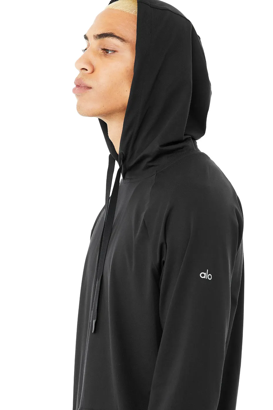 The Conquer Hoodie - Black sold by Alo Yoga product image thumbnail 4