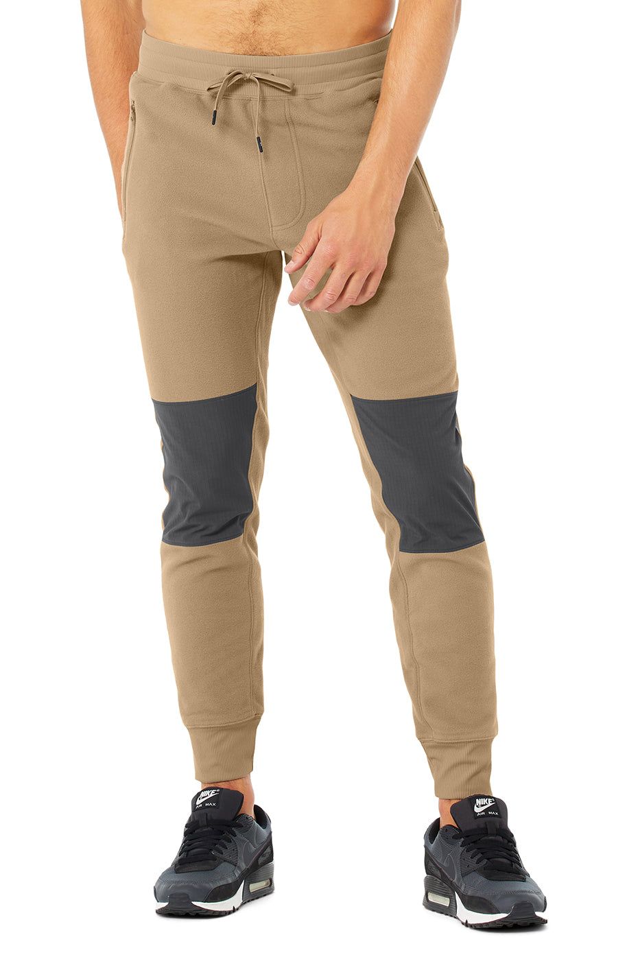 Polar Fleece Jogger - Gravel/Anthracite sold by Alo Yoga