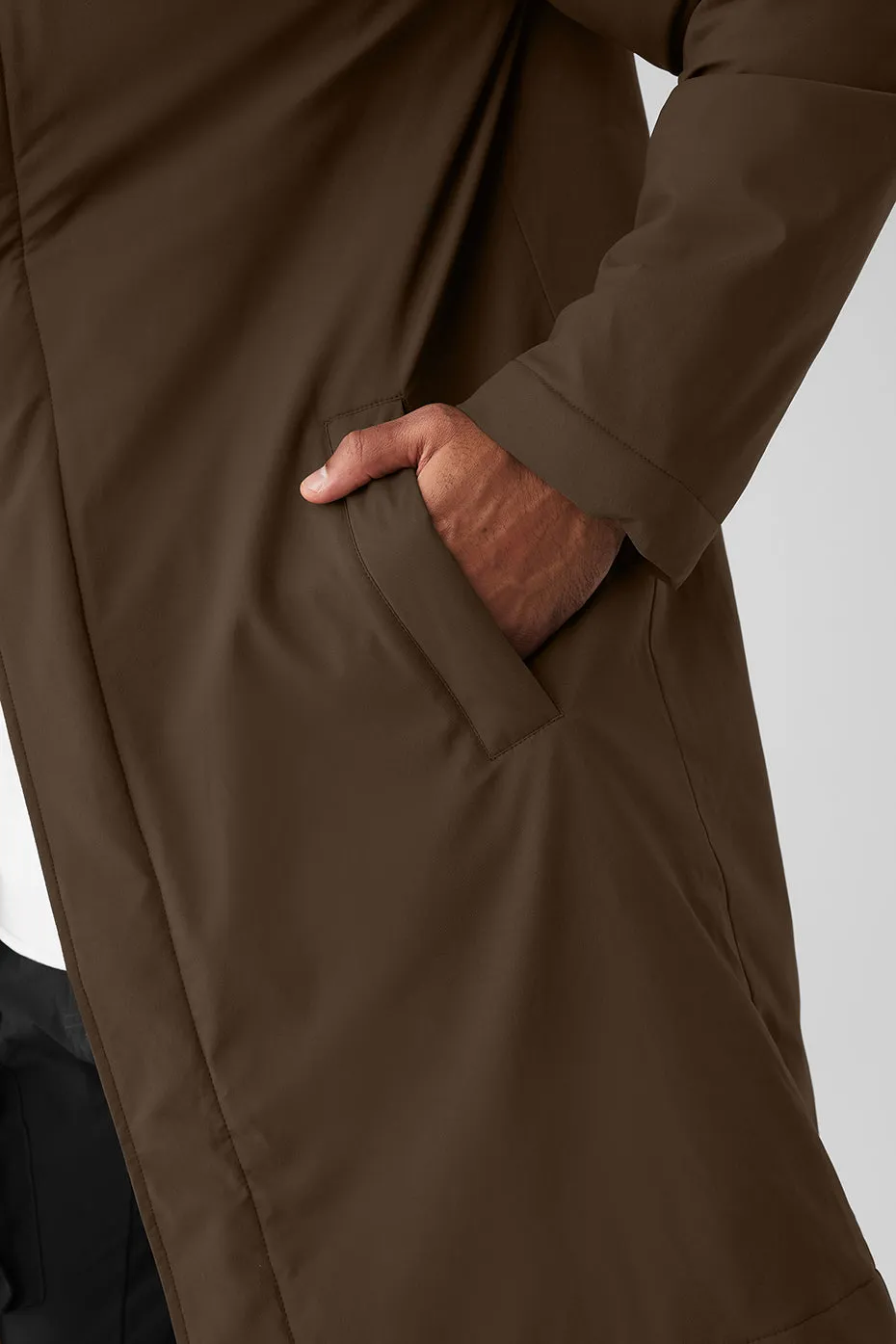 Signature Overcoat - Espresso sold by Alo Yoga product image thumbnail 4