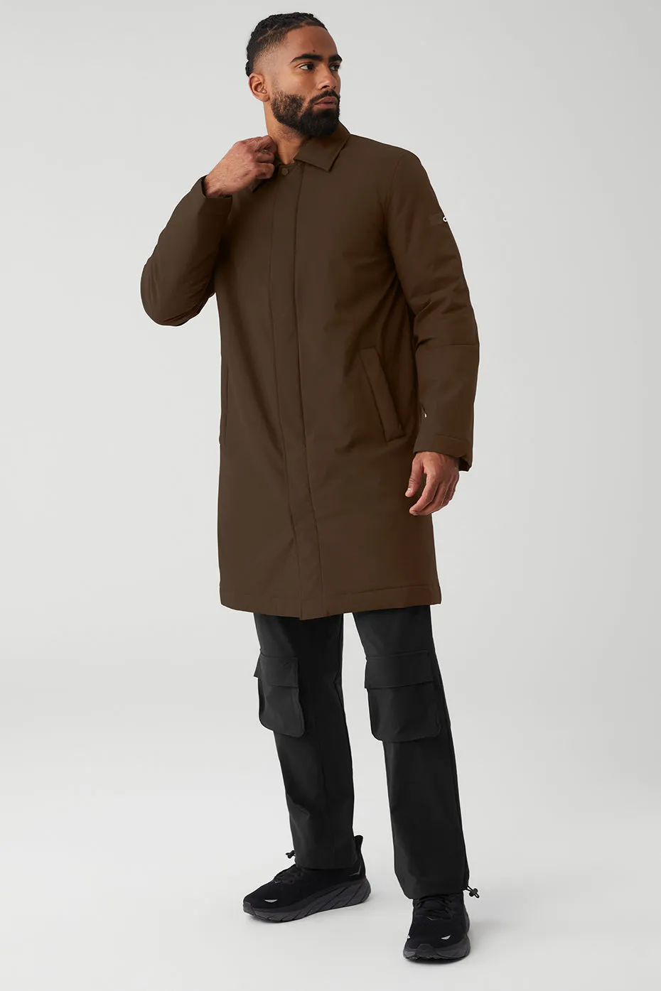 Signature Overcoat - Espresso sold by Alo Yoga product image thumbnail 3