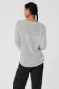 Cashmere Reform Long Sleeve - Dove Grey Heather sold by Alo Yoga