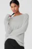 Cashmere Reform Long Sleeve - Dove Grey Heather sold by Alo Yoga