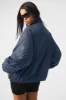 Latitude Light Weight 1/2 Zip Pullover Jacket - Bluestone sold by Alo Yoga