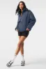 Latitude Light Weight 1/2 Zip Pullover Jacket - Bluestone sold by Alo Yoga