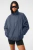 Latitude Light Weight 1/2 Zip Pullover Jacket - Bluestone sold by Alo Yoga