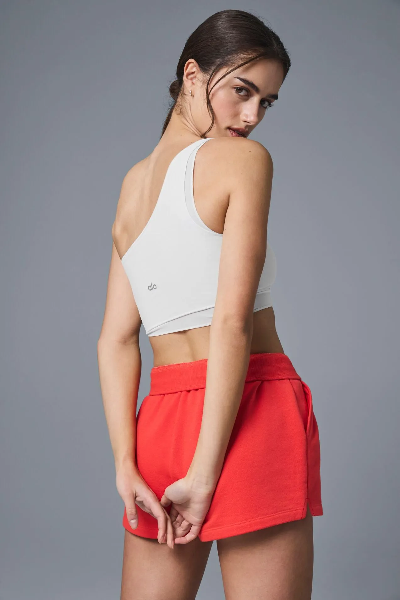 Mesh Sheer Illusion Tank - White sold by Alo Yoga product image thumbnail 3