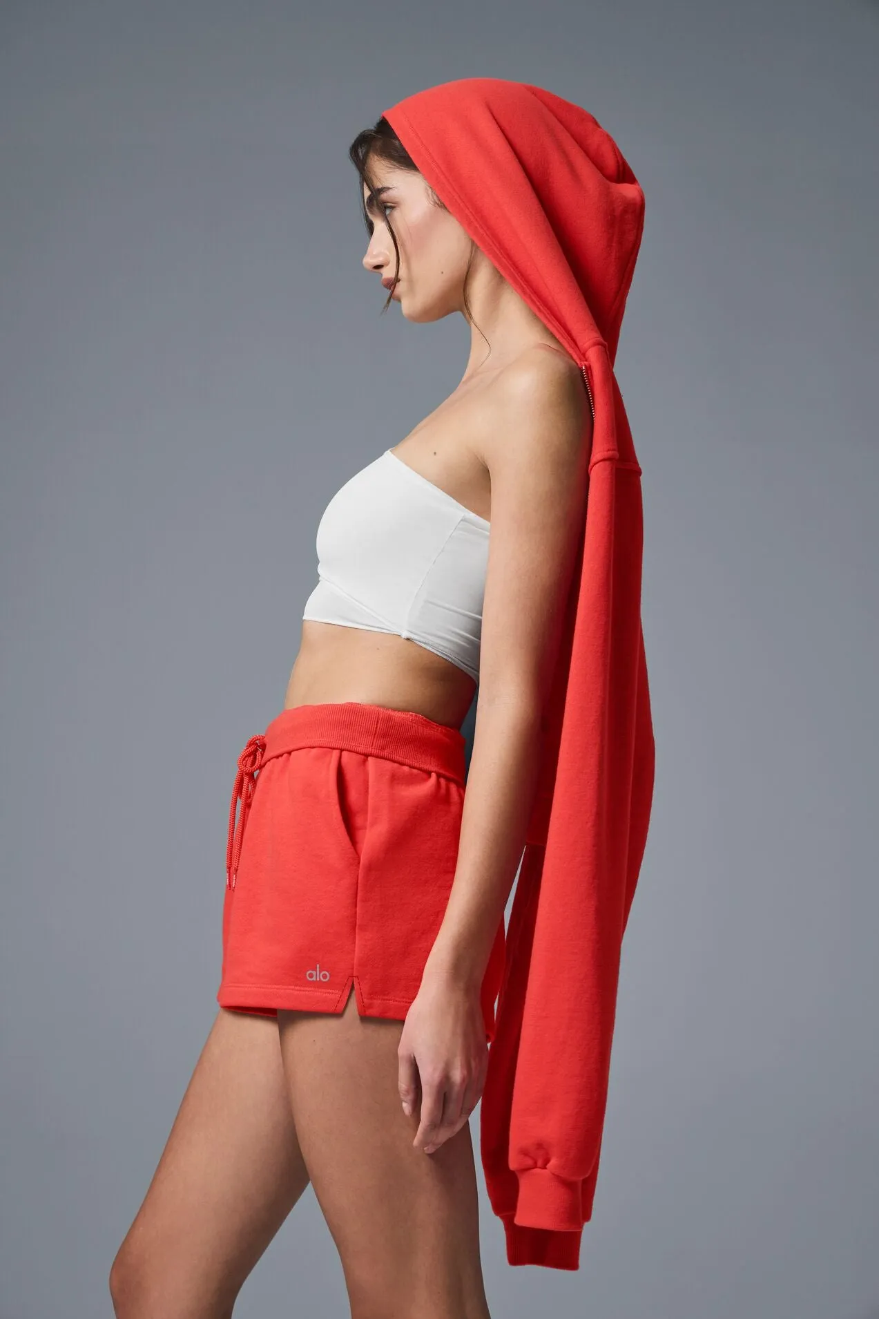 Mesh Sheer Illusion Tank - White sold by Alo Yoga product image thumbnail 5