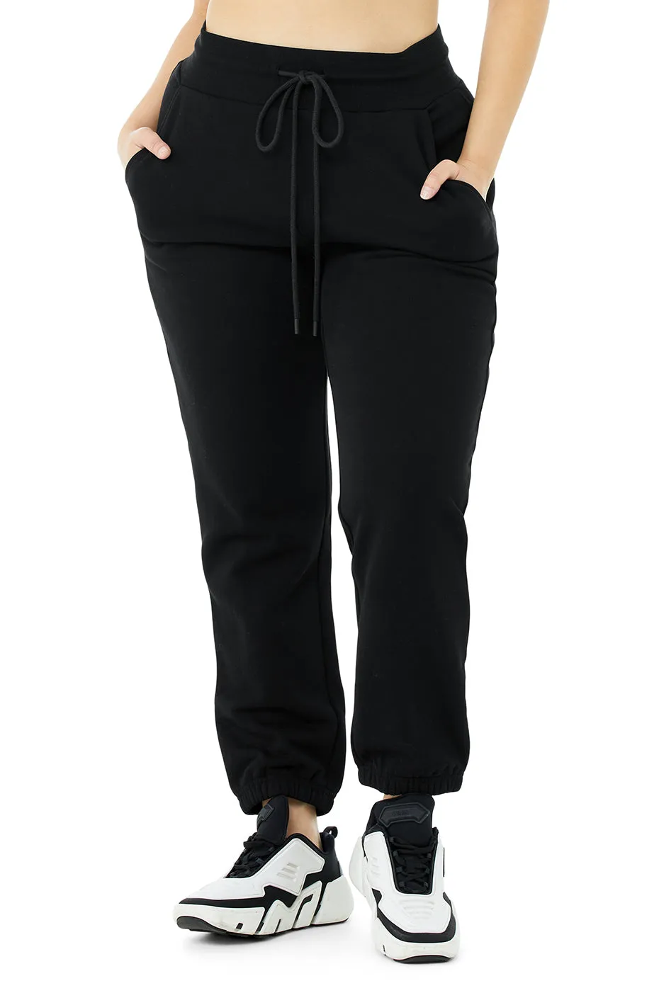 7/8 Easy Sweatpant - Black sold by Alo Yoga product image thumbnail 5