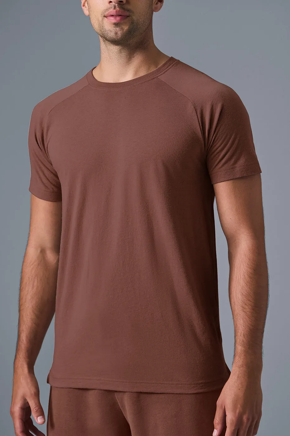 Triumph Raglan Tee - Chestnut sold by Alo Yoga product image thumbnail 4