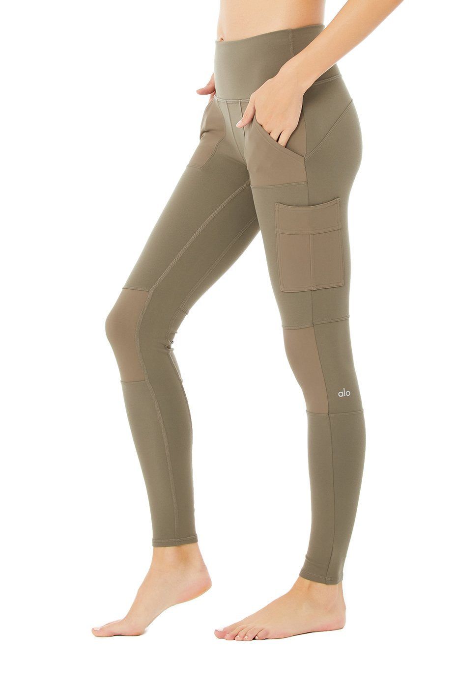 High-Waist Cargo Legging - Olive Branch sold by Alo Yoga product image thumbnail 3