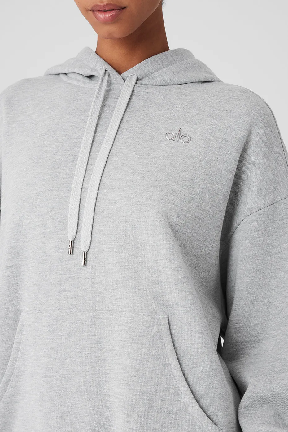 Accolade Hoodie - Athletic Heather Grey sold by Alo Yoga product image thumbnail 5