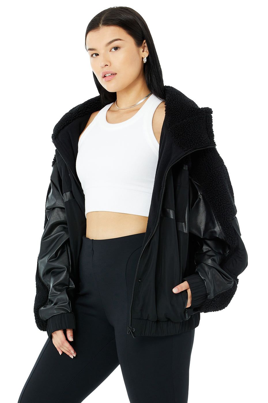 Sherpa Utility Gear Jacket - Black sold by Alo Yoga product image thumbnail 7