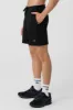 Quilted Stadium Short - Black sold by Alo Yoga