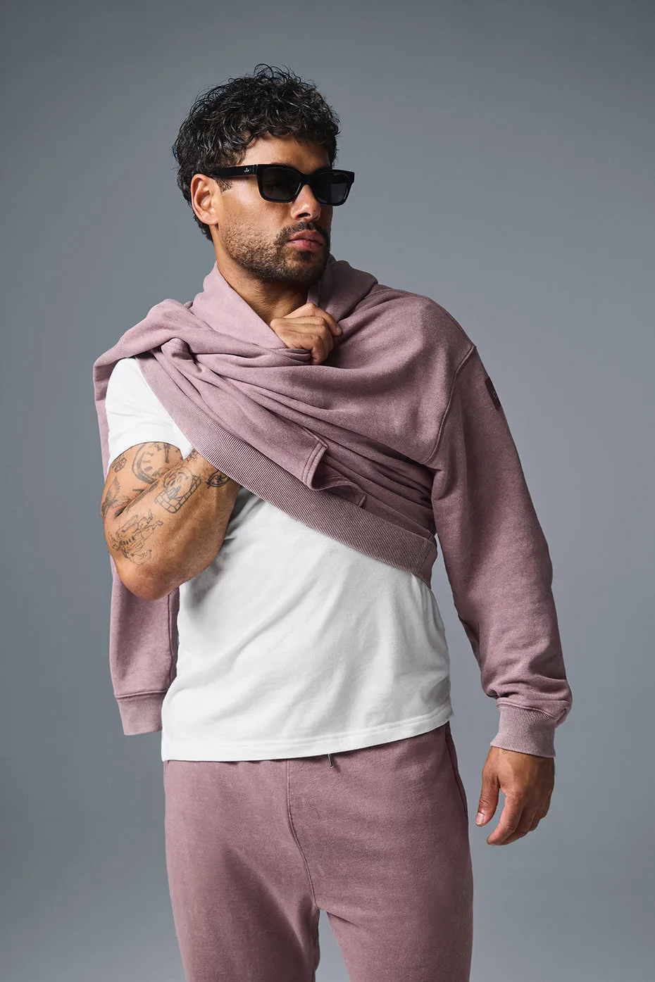 Chill Vintage Wash Hoodie - Woodrose Wash sold by Alo Yoga product image thumbnail 3