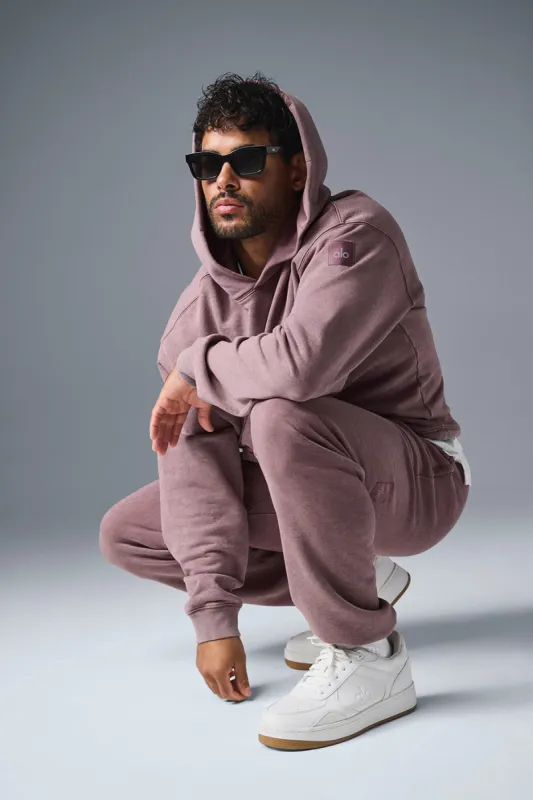 Chill Vintage Wash Hoodie - Woodrose Wash sold by Alo Yoga