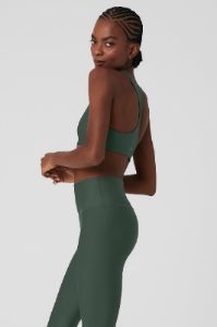 Airlift Advantage Racerback Bra - Dark Cactus sold by Alo Yoga