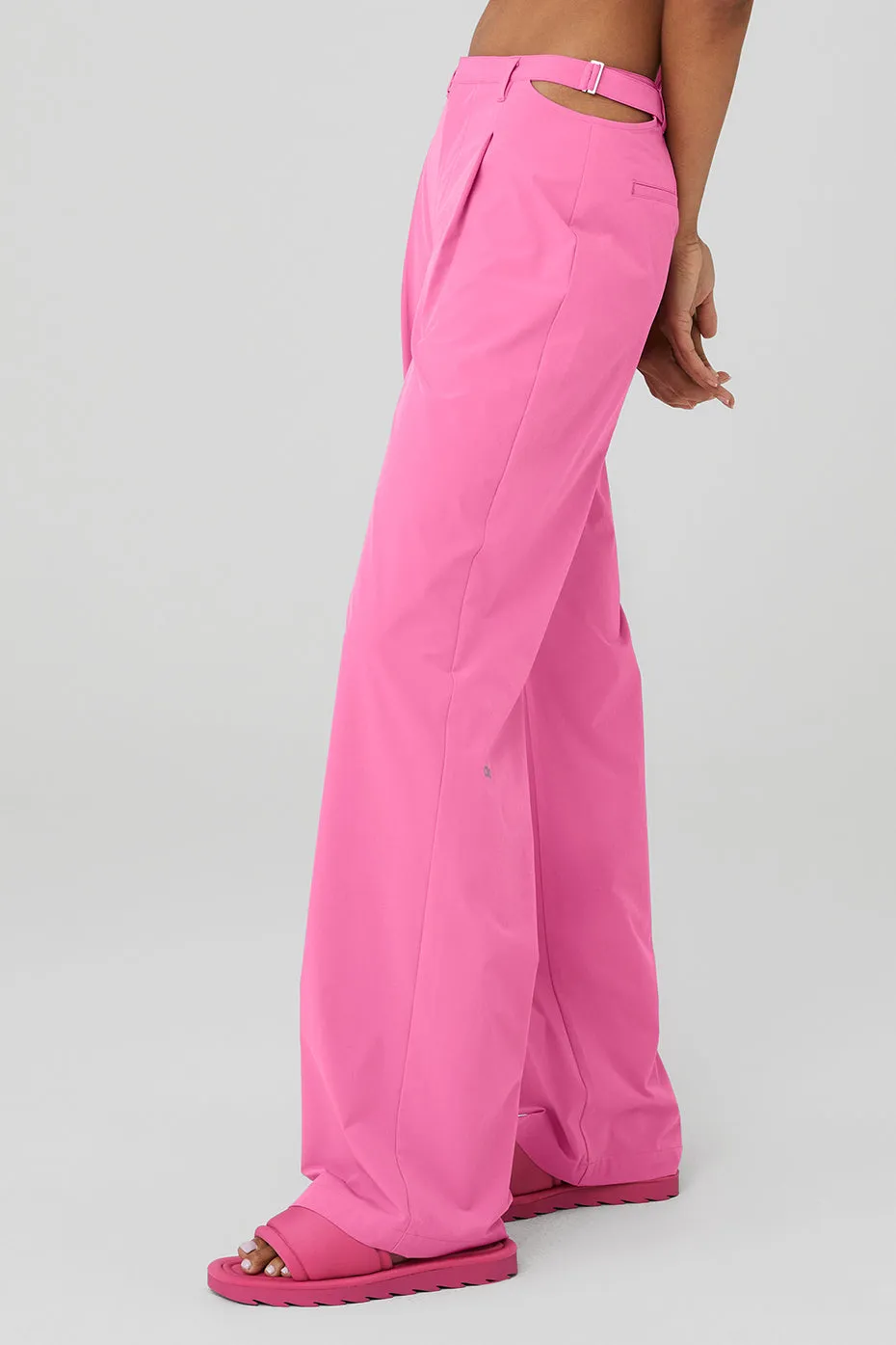 Mid-Rise Showdown Trouser - Paradise Pink sold by Alo Yoga product image thumbnail 3