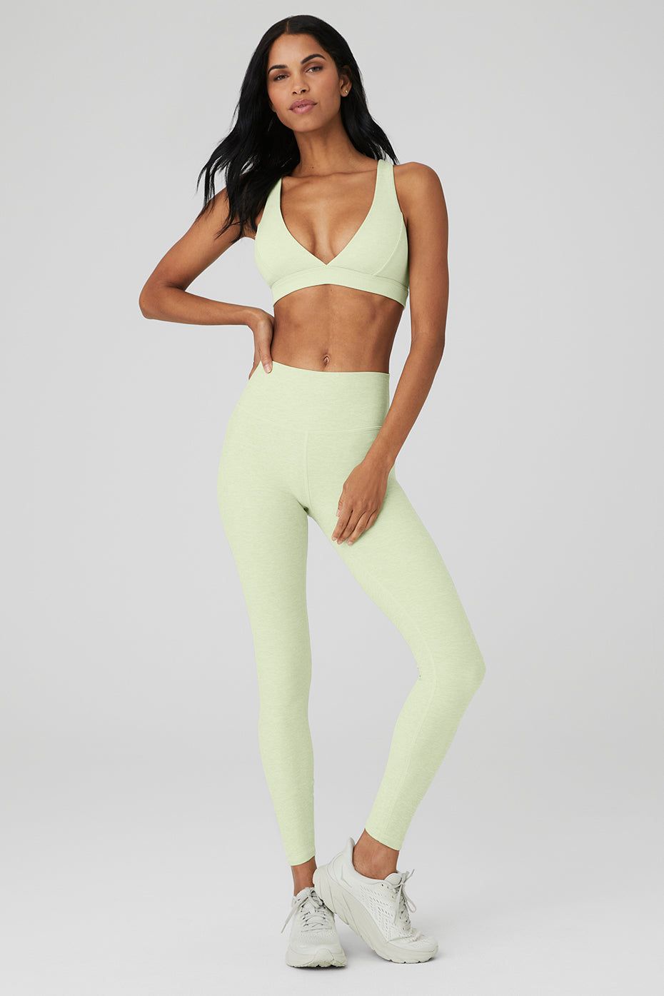 Alosoft Show Stopper Bra & Alosoft High-Waist 7/8 Highlight Legging Set sold by Alo Yoga