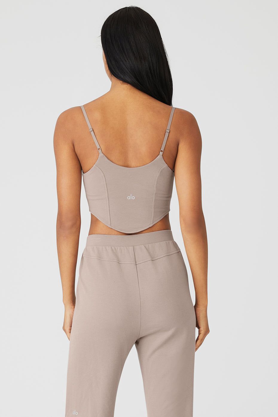 Soft Sculpt Bra Tank - Taupe sold by Alo Yoga product image thumbnail 4