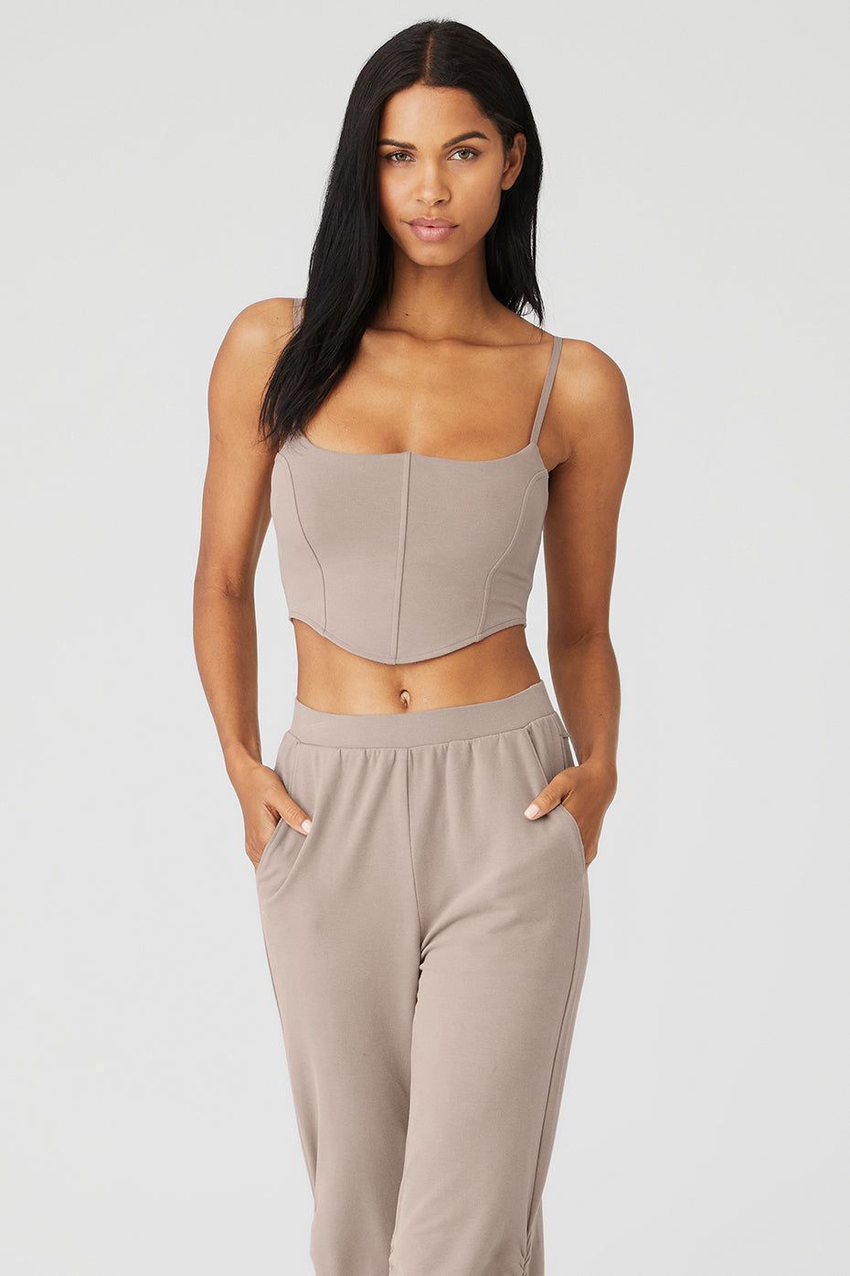 Soft Sculpt Bra Tank - Taupe sold by Alo Yoga product image thumbnail 3