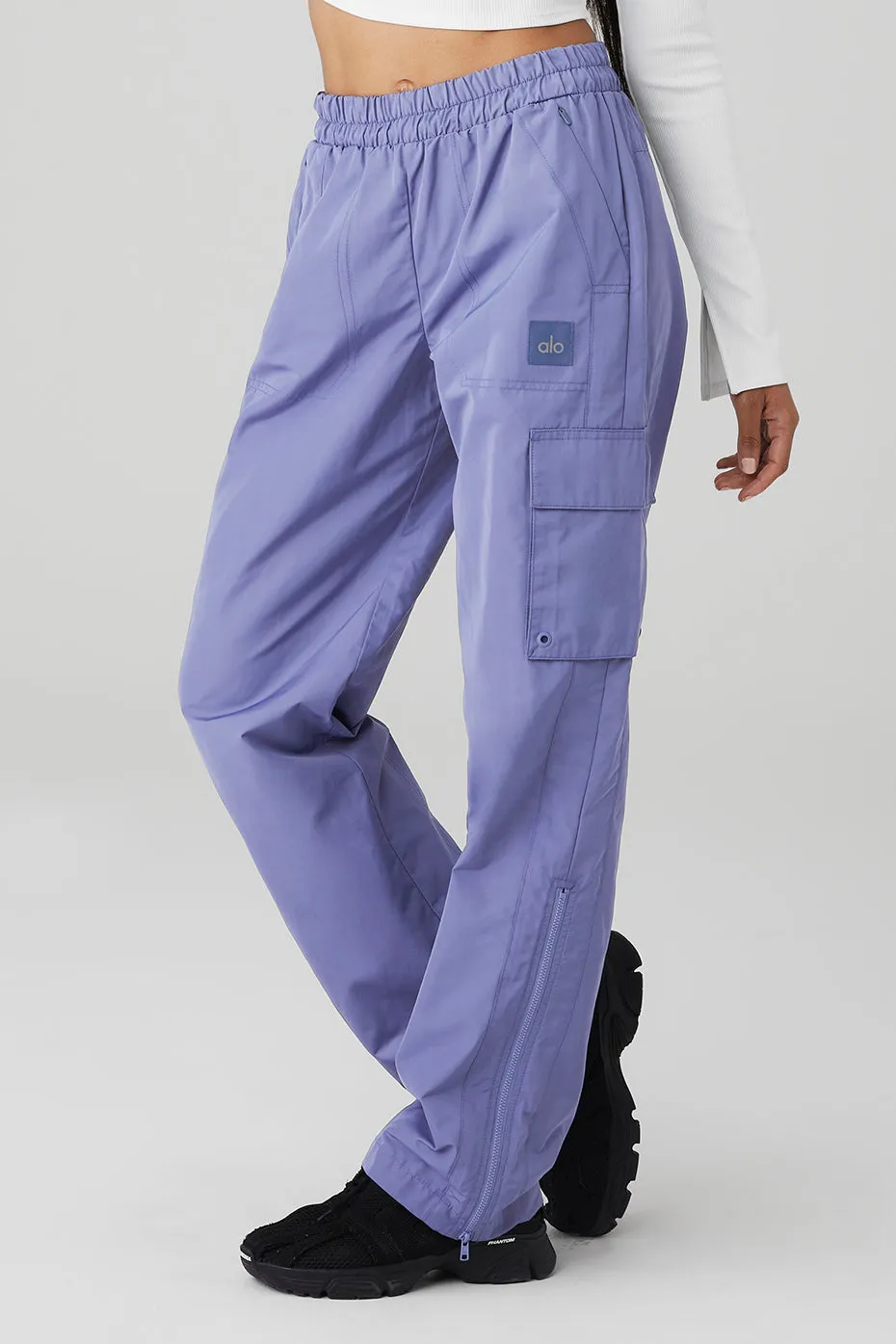 International Wide Leg City Pant - Infinity Blue sold by Alo Yoga product image thumbnail 4