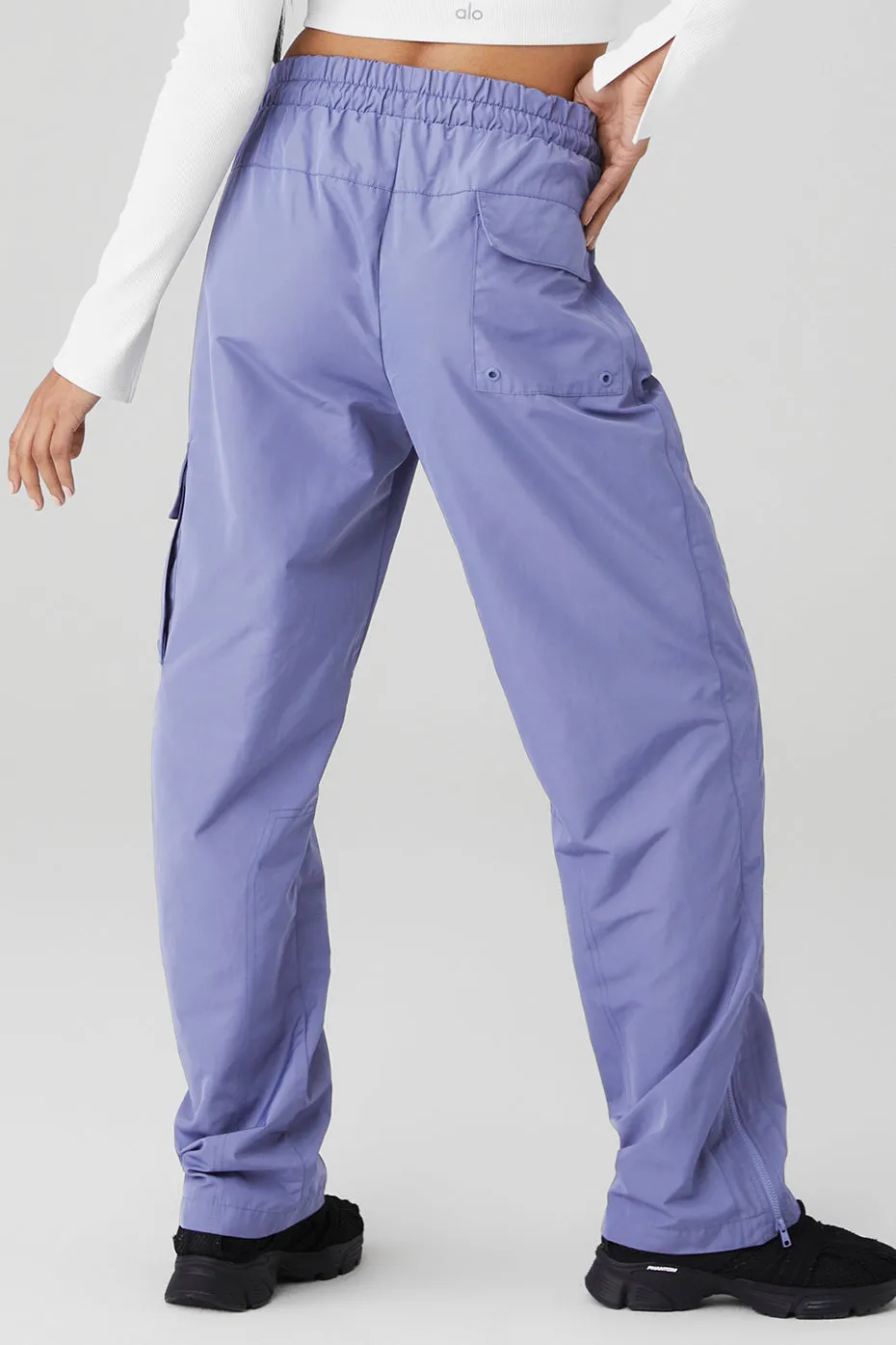 International Wide Leg City Pant - Infinity Blue sold by Alo Yoga product image thumbnail 3