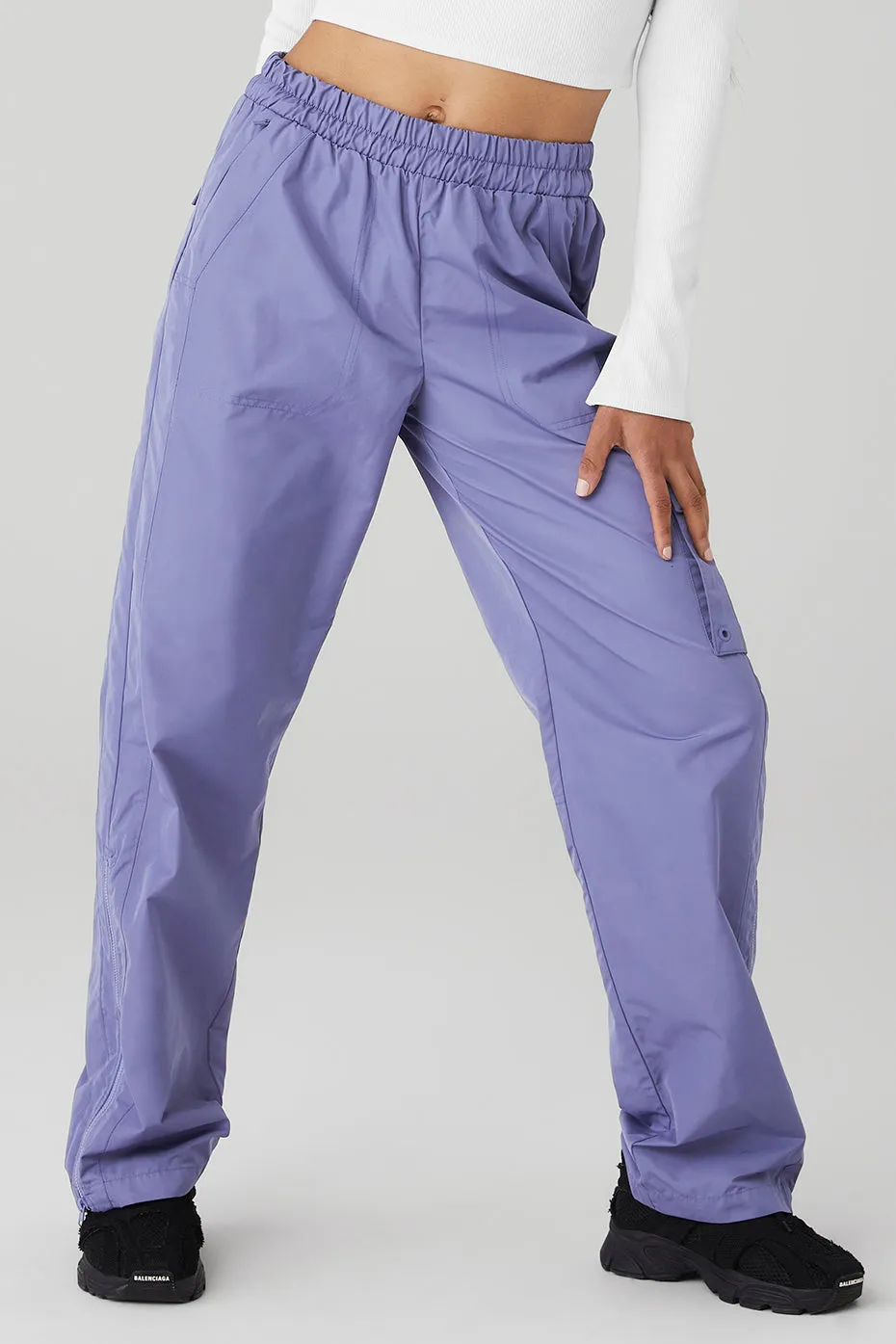 International Wide Leg City Pant - Infinity Blue sold by Alo Yoga product image thumbnail 2