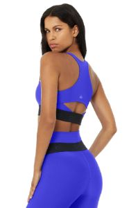 Airlift Fitness Bra - Alo Blue/Black sold by Alo Yoga