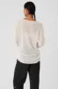 Cashmere Reform Long Sleeve - Ivory sold by Alo Yoga