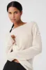 Cashmere Reform Long Sleeve - Ivory sold by Alo Yoga