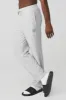 Micro Waffle Fast Break Sweatpant - Athletic Heather Grey sold by Alo Yoga