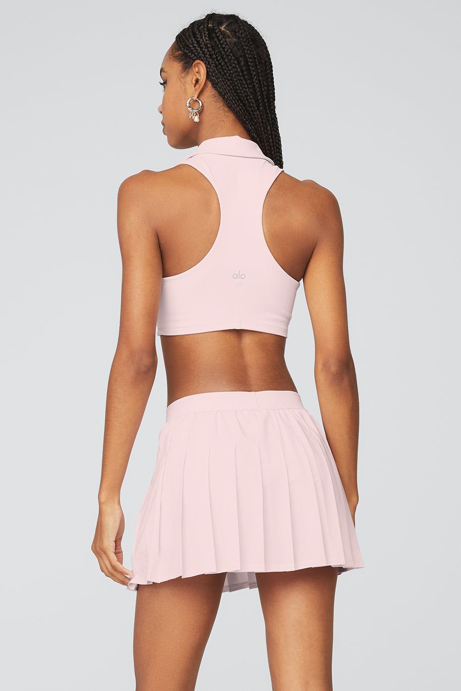 Charmed Collar Bra Tank - Pink Sugar sold by Alo Yoga product image thumbnail 2