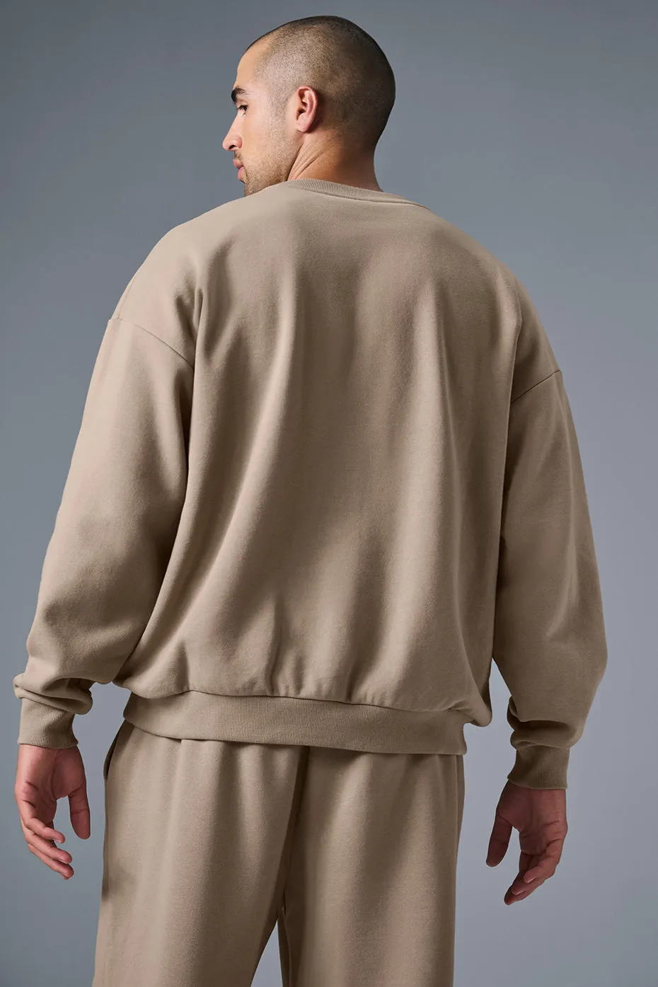 Accolade Crew Neck Pullover - Gravel sold by Alo Yoga product image thumbnail 2