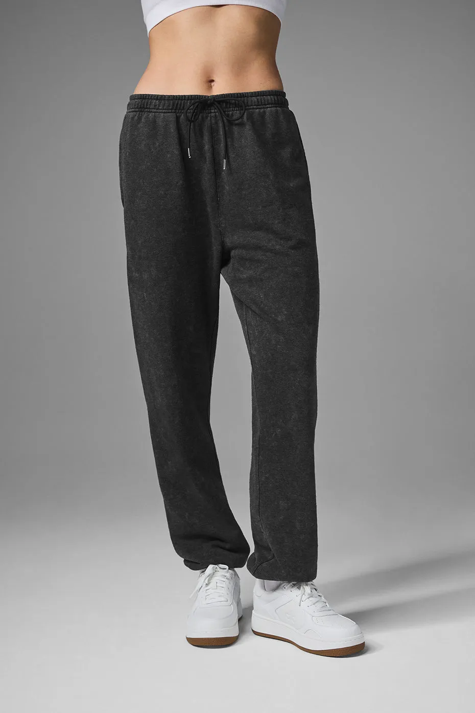 Chill Vintage Wash Sweatpant - Black Wash sold by Alo Yoga product image thumbnail 2