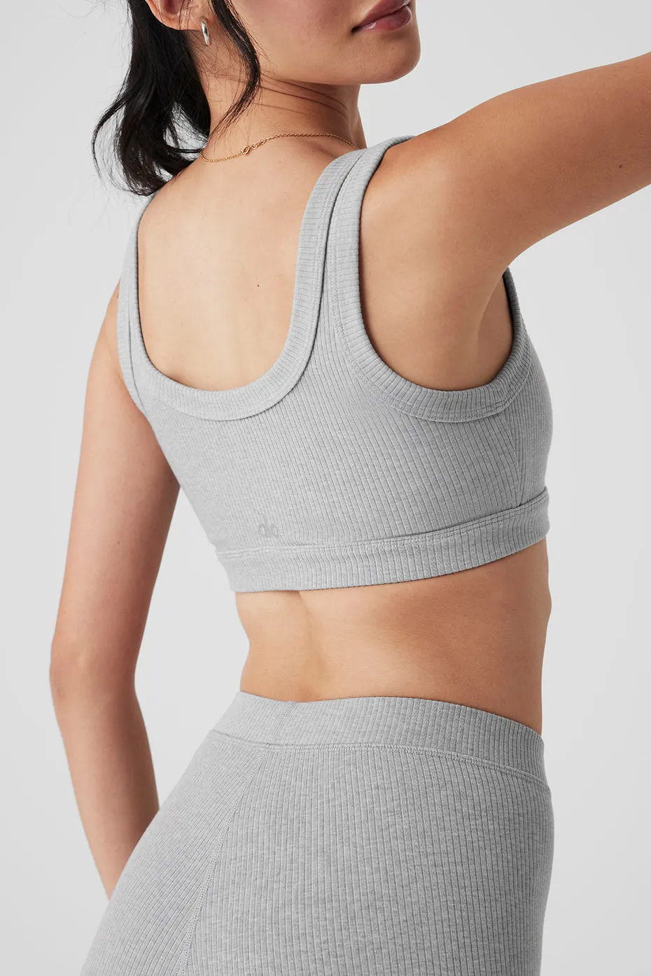 Wellness Bra - Athletic Heather Grey sold by Alo Yoga product image thumbnail 4