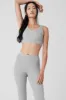 Wellness Bra - Athletic Heather Grey sold by Alo Yoga