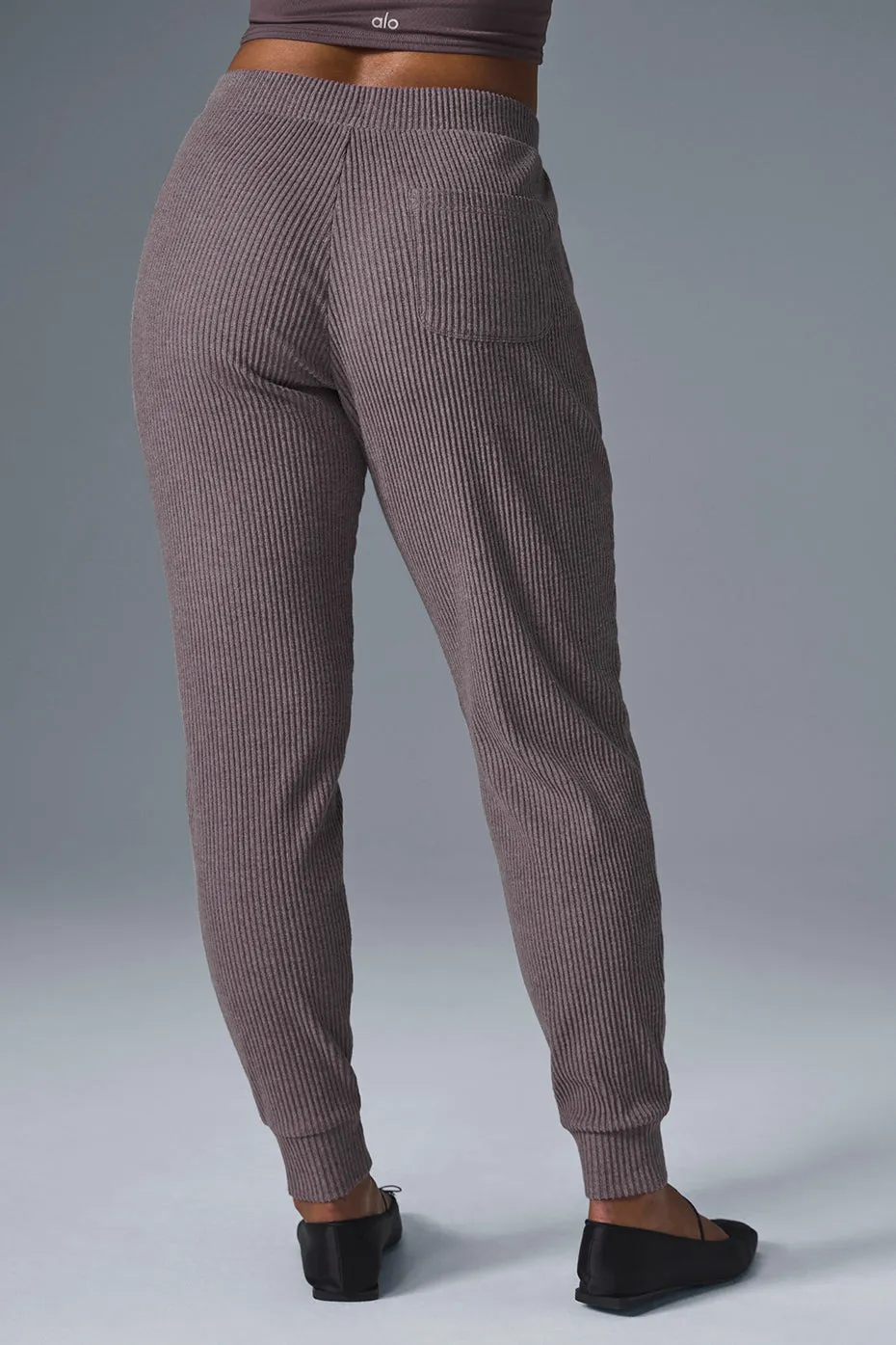 Muse Sweatpant - Raisinette Heather sold by Alo Yoga product image thumbnail 2