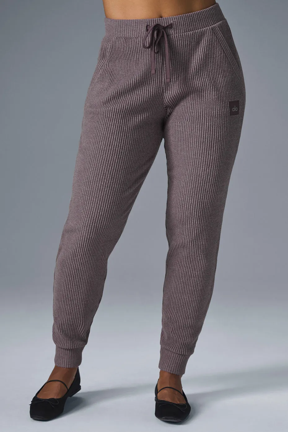 Muse Sweatpant - Raisinette Heather sold by Alo Yoga product image thumbnail 4