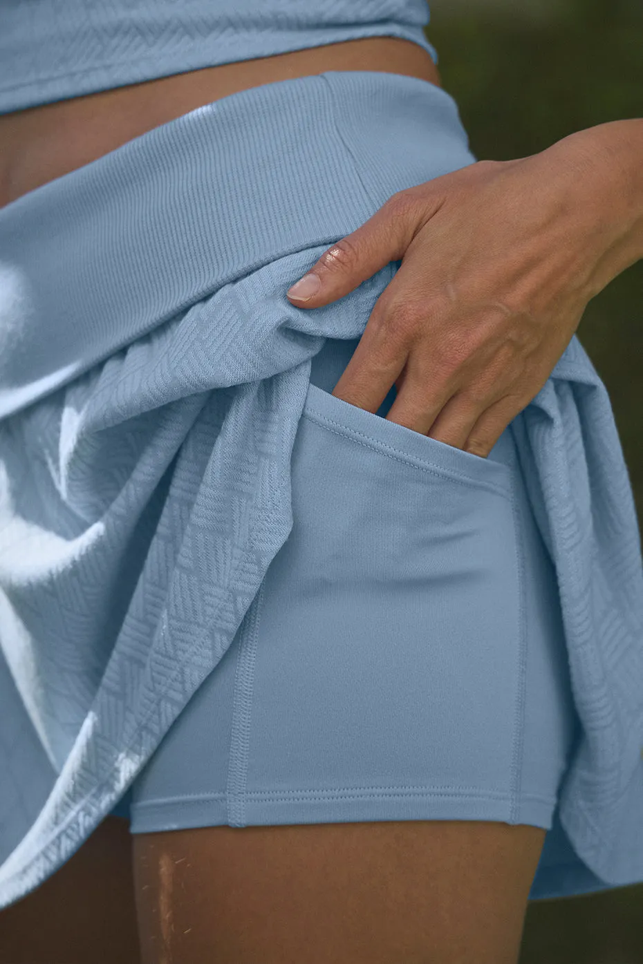 Doubles Only Skirt - Seashell Blue sold by Alo Yoga product image thumbnail 2