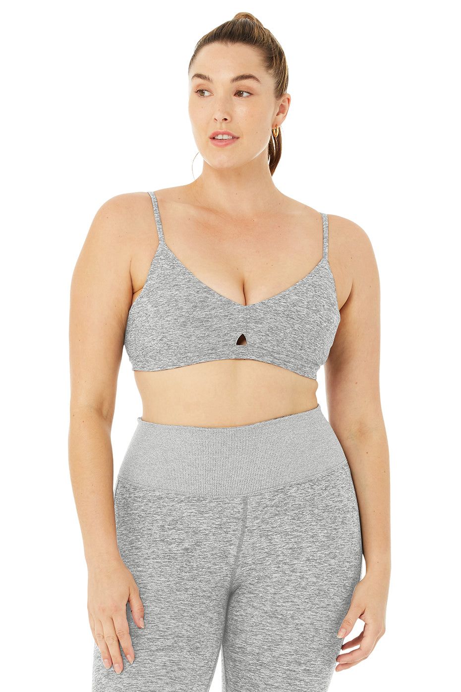 Alosoft Lounge Bra - Dove Grey Heather sold by Alo Yoga product image thumbnail 5