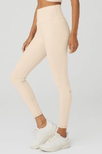 7/8 High-Waist Airbrush Legging - Macadamia sold by Alo Yoga