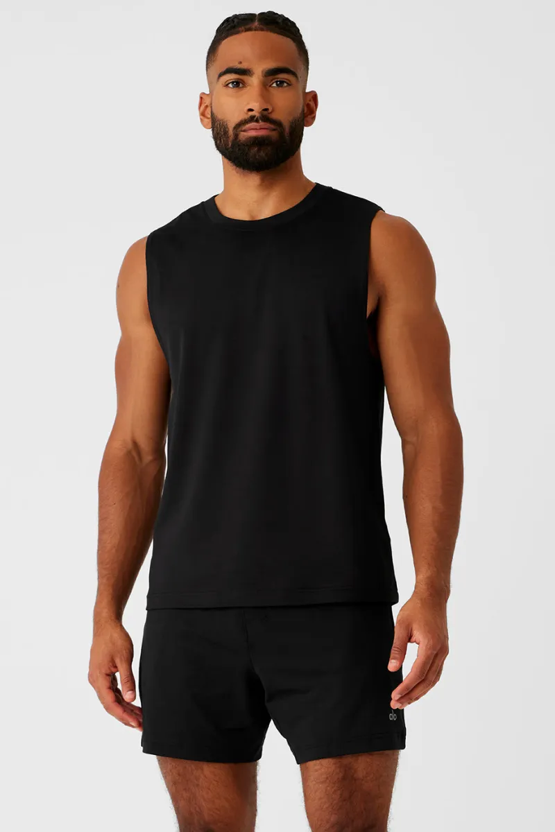 Conquer Muscle Tank - Black sold by Alo Yoga