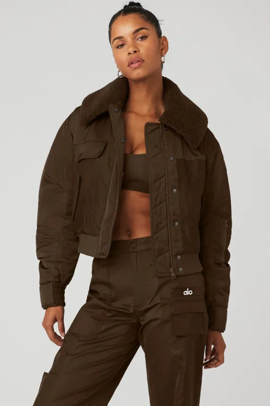 Sherpa Edge Bomber - Espresso | Parallel