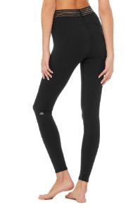 High-Waist Gaze Legging - Black sold by Alo Yoga