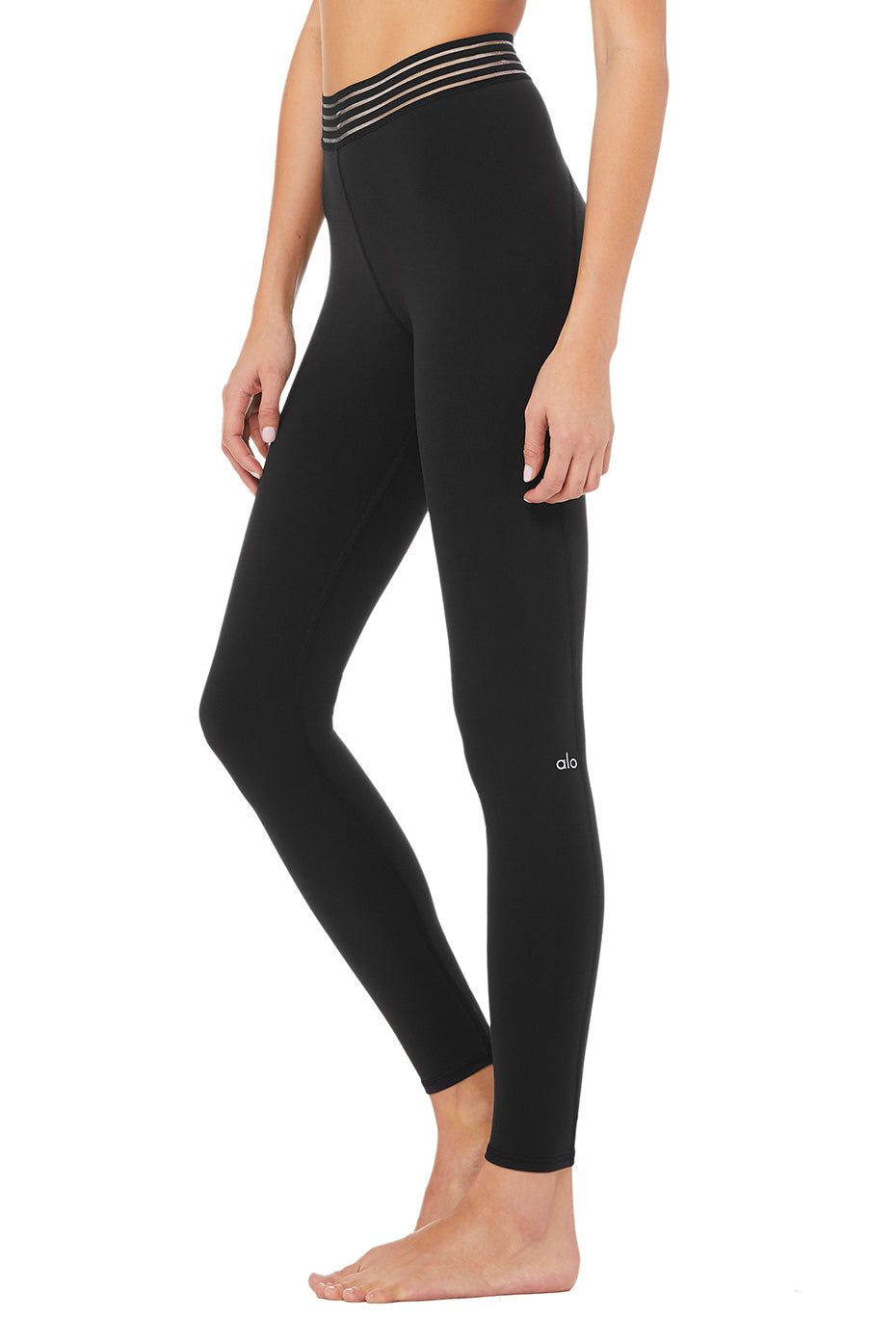 High-Waist Gaze Legging - Black sold by Alo Yoga product image thumbnail 2
