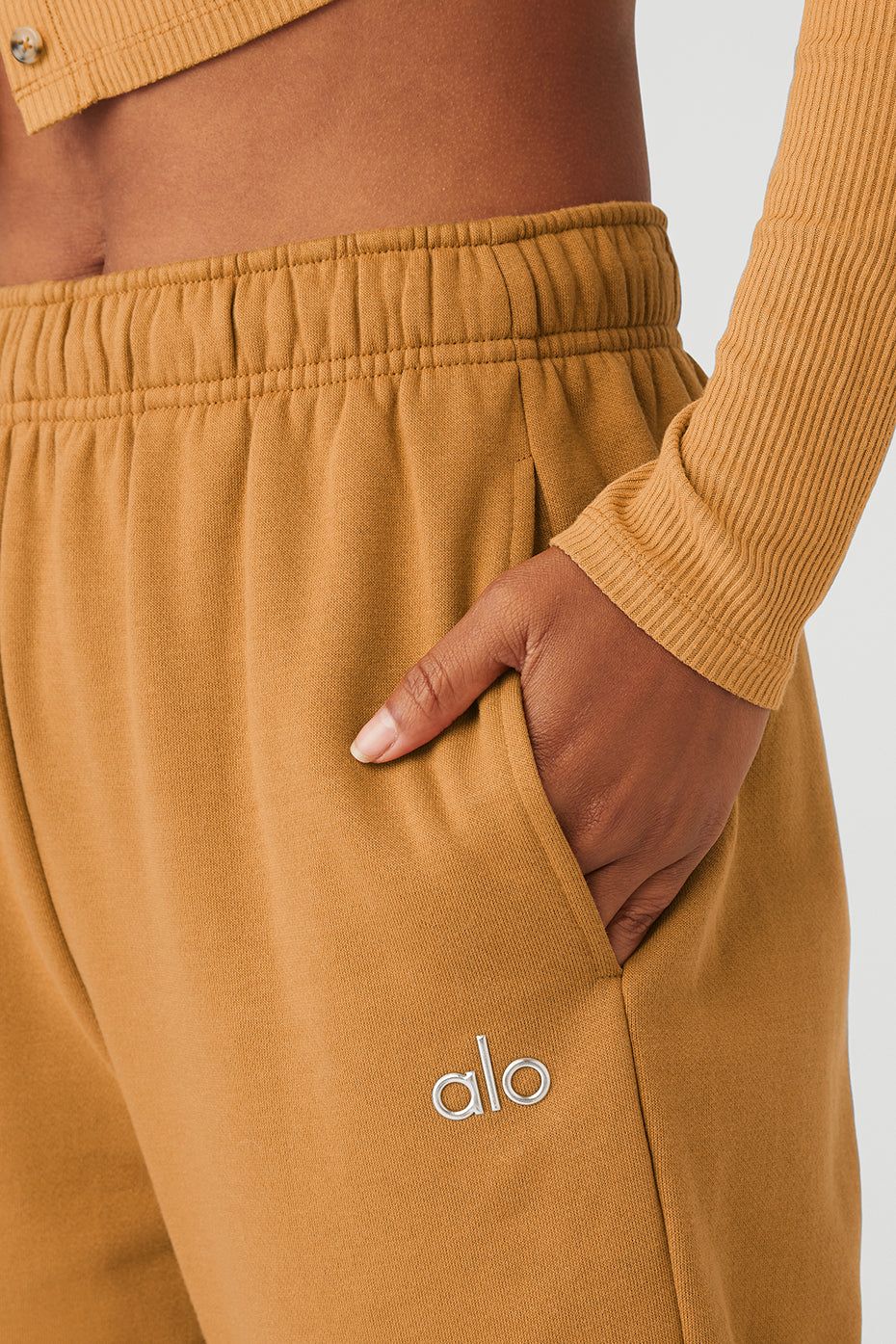 Accolade Straight Leg Sweatpant - Toffee sold by Alo Yoga product image thumbnail 4
