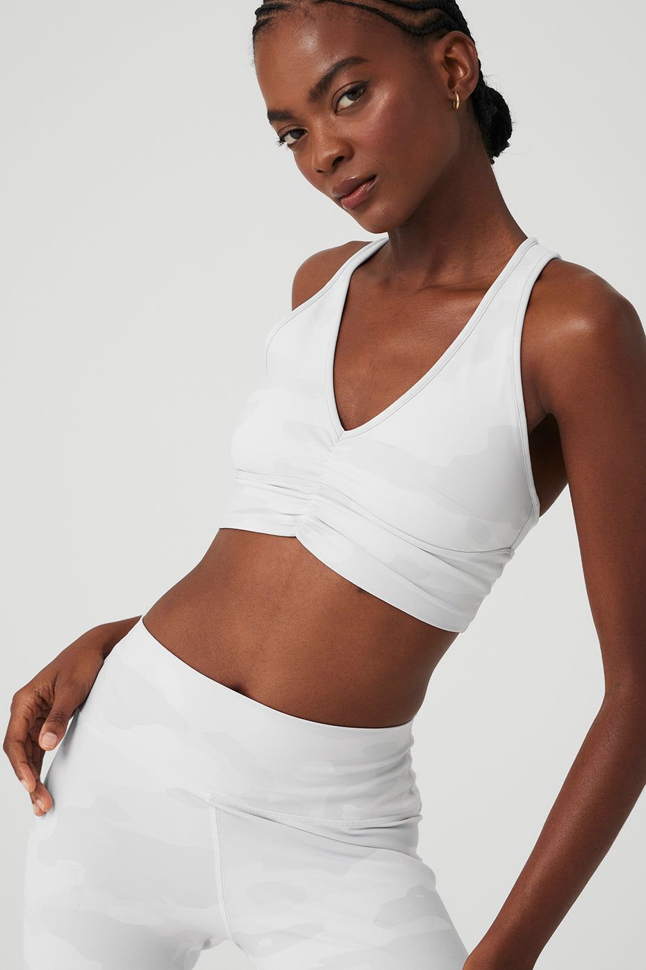 Vapor Wild Thing Bra - White Camouflage sold by Alo Yoga product image thumbnail 3