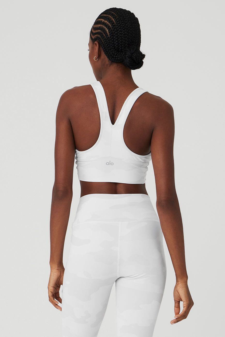 Vapor Wild Thing Bra - White Camouflage sold by Alo Yoga product image thumbnail 2