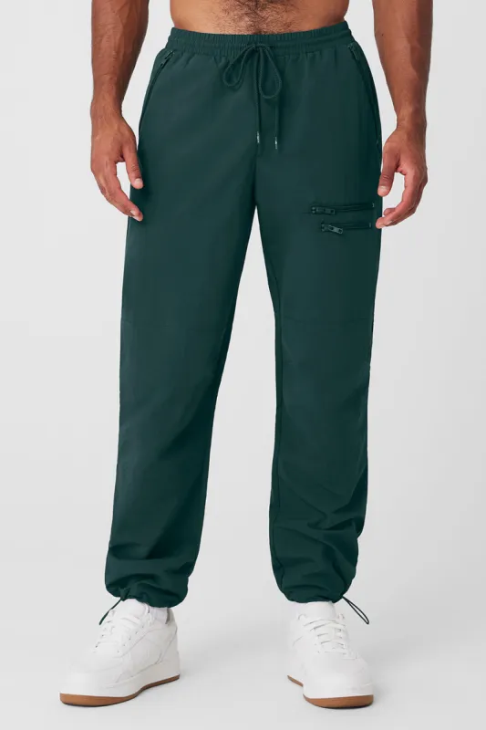 Takeaway Track Pant - Midnight Green sold by Alo Yoga