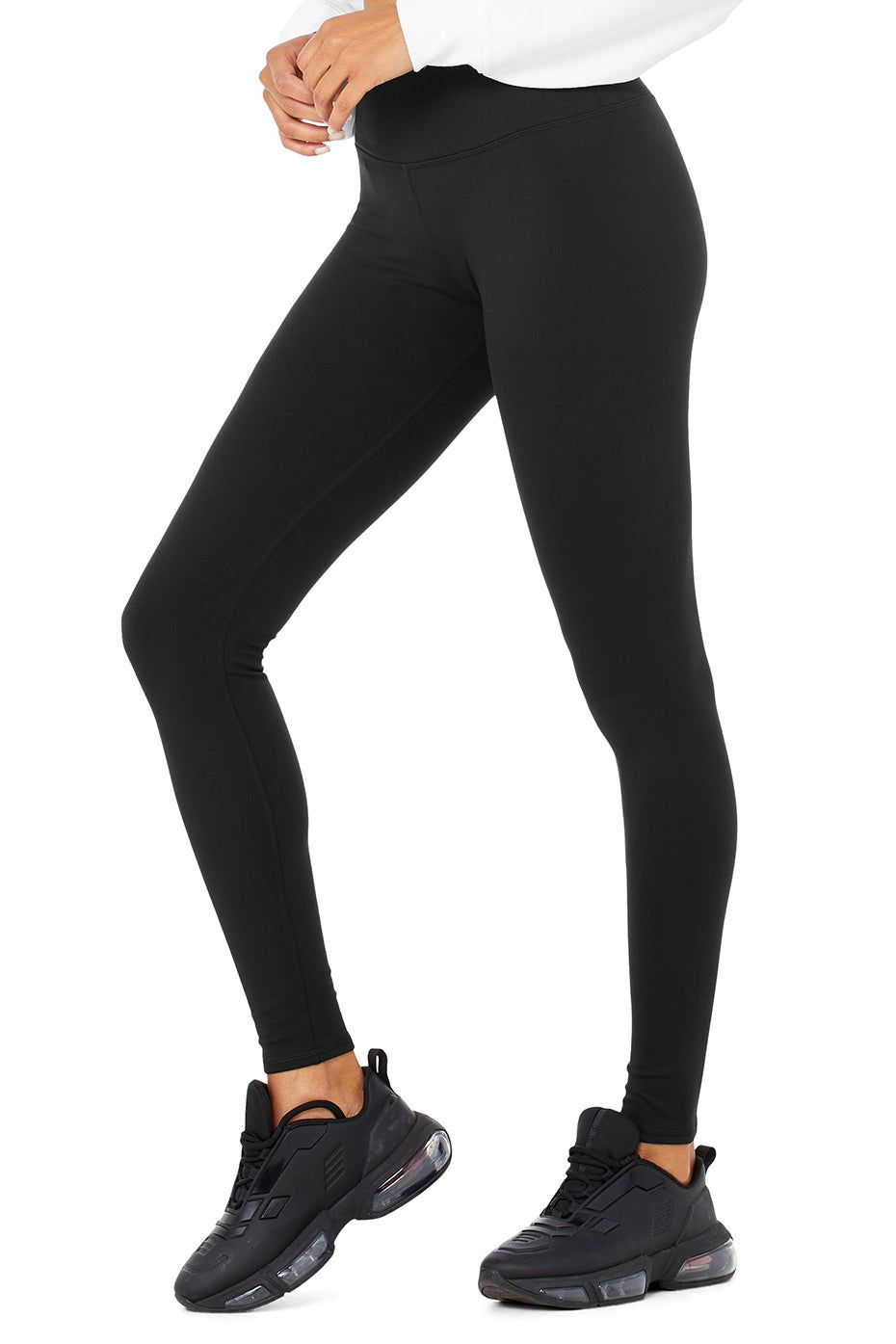 High-Waist Winter Warmth Plush Legging - Black sold by Alo Yoga product image thumbnail 2